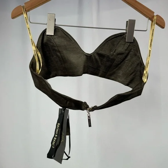 NWT Bronx and Banco x REVOLVE Luna Top in Khaki‎ Size Small